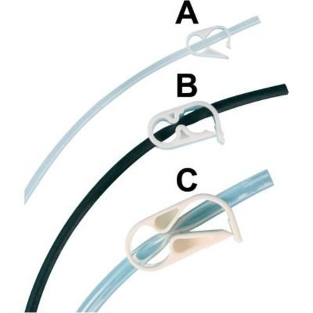 BEL-ART Bel-Art Acetal Mini Plastic Tubing Clamps, For Tubing Under 3/16" O.D., 100/PK F18227-0000